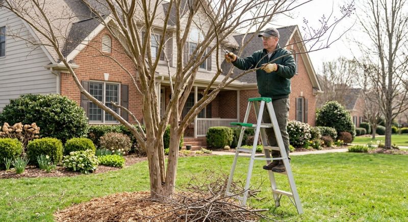 Crape Myrtle Pruning in Rockwall, TX